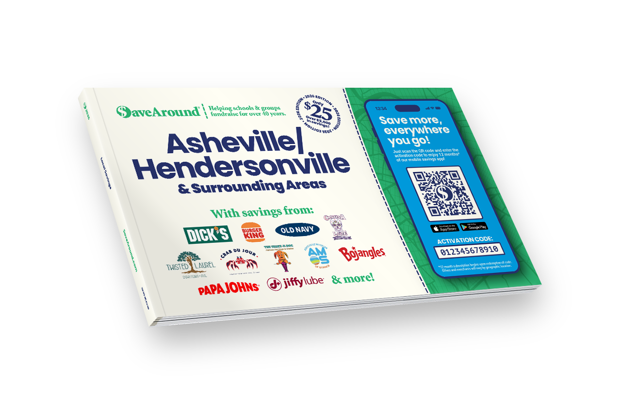2026 Asheville / Hendersonville & Surrounding Areas SaveAround® Coupon Book